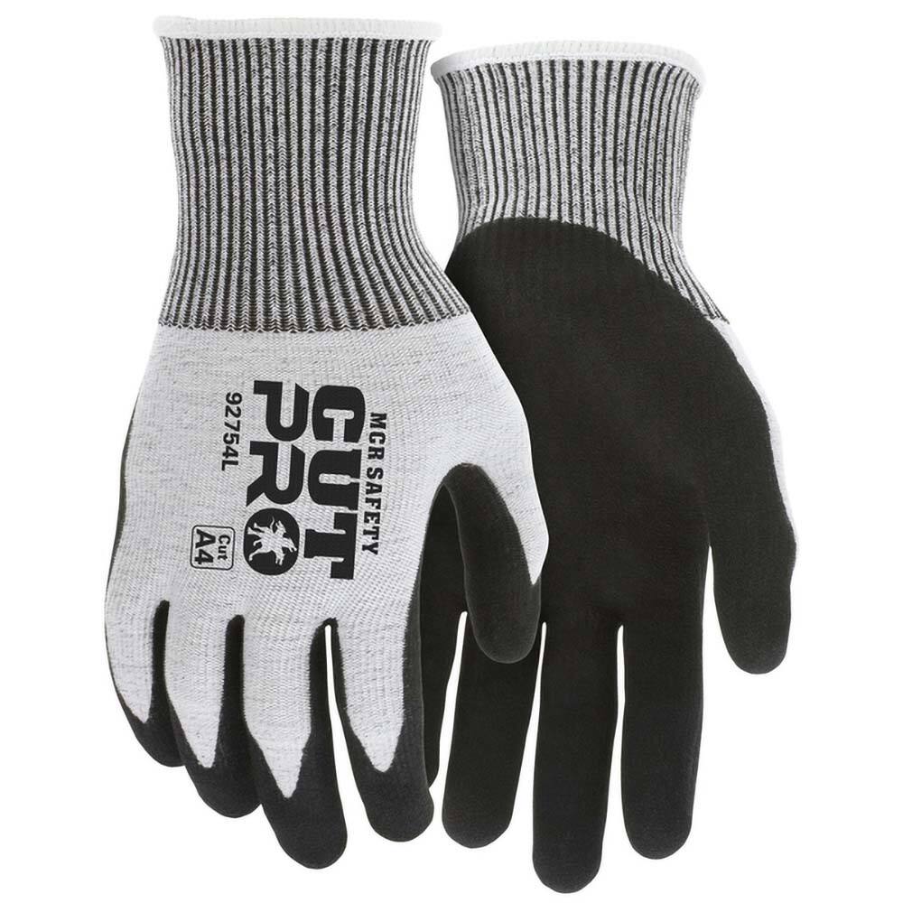 MCR Safety - Size XL/2XL, ANSI Cut Lvl A4, Abrasion Lvl 5, Nitrile Coated Cut & Puncture Resistant Gloves - Exact Industrial Supply