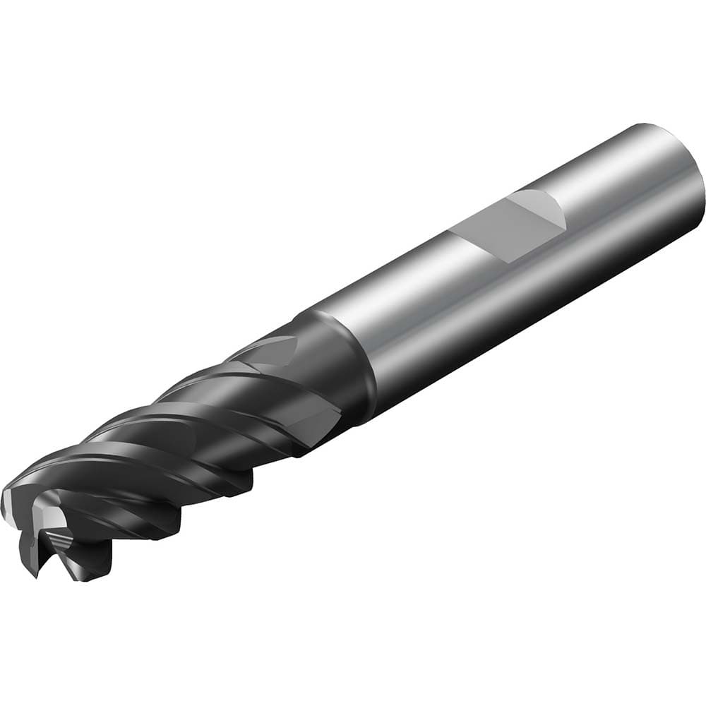 Sandvik Coromant - Corner Radius & Corner Chamfer End Mills; Mill Diameter (mm): 16.00 ; Mill Diameter (Decimal Inch): 0.6300 ; End Type: Corner Radius ; Corner Radius (mm): 3 ; Corner Radius (Decimal Inch): 0.118 ; Number of Flutes: 4 - Exact Industrial Supply