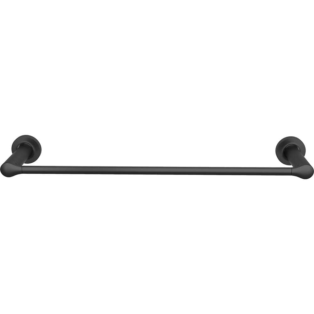 American Standard - Washroom Shelves, Soap Dishes & Towel Holders; Type: Towel Bar ; Material: Metal; Brass ; Length (Inch): 18 ; Width (Inch): 2 ; Depth (Inch): 3.875 ; Finish/Coating: Matte Black - Exact Industrial Supply