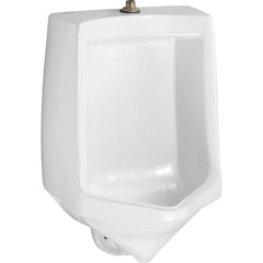 American Standard - Urinals & Accessories; Type: Top Spud Urinal ; Color: White ; Gallons Per Flush: 1.0 ; Litres Per Flush: 3.8 ; Height (Inch): 26.75 ; Width (Inch): 17.5000 - Exact Industrial Supply