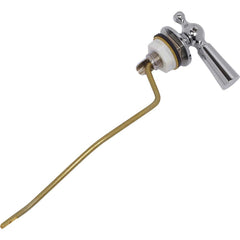 American Standard - Tank Levers; Arm Length: 9 (Inch); Style: Left Hand Trip Lever ; Handle Type: Lever ; Material: Metal ; Type of Nut: Round Nut ; Type of Spud: Horizontal - Exact Industrial Supply