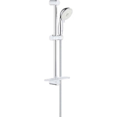 Grohe - Shower Heads & Accessories; Type: Hand Shower ; Material: Metal ; GPM: 2.50 ; Face Diameter: 4 (Inch); Finish/Coating: Polished Chrome ; Settings: Spray, Pulse, Combination Pulse-Massage - Exact Industrial Supply