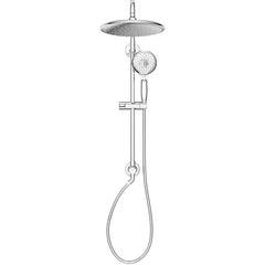 American Standard - Shower Heads & Accessories; Type: Hand Shower ; Material: Metal ; GPM: 2.50 ; Face Diameter: 5 (Inch); Finish/Coating: Polished Chrome ; Settings: Spray, Pulse, Combination Pulse-Massage - Exact Industrial Supply