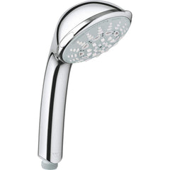 Grohe - Shower Heads & Accessories; Type: Hand Shower ; Material: Metal ; GPM: 2.50 ; Face Diameter: 4 (Inch); Finish/Coating: Polished Chrome ; Settings: Spray, Pulse, Combination Pulse-Massage - Exact Industrial Supply