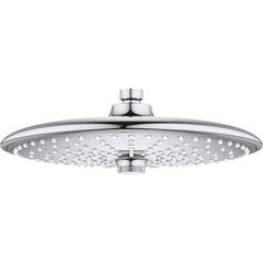 Grohe - Shower Heads & Accessories; Type: Shower Head ; Material: Metal ; GPM: 2.50 ; Face Diameter: 10 (Inch); Finish/Coating: Polished Chrome ; Settings: Spray, Pulse, Combination Pulse-Massage - Exact Industrial Supply