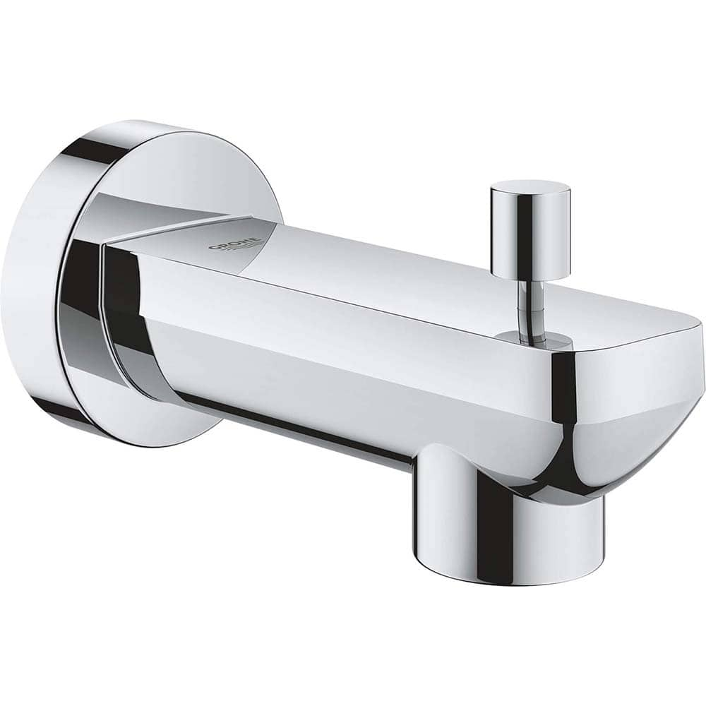 Grohe - Shower Heads & Accessories; Type: Tub Spout ; Material: Metal ; GPM: 2.50 ; Face Diameter: 4.75 (Inch); Finish/Coating: Chrome ; Settings: Spray, Pulse, Combination Pulse-Massage - Exact Industrial Supply