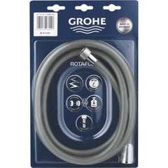 Grohe - Shower Heads & Accessories; Type: Shower Hose ; Material: Metal ; Finish/Coating: Polished Chrome - Exact Industrial Supply