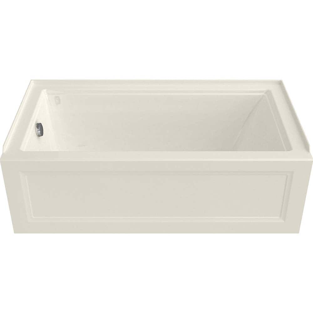 American Standard - Shower Supports & Kits; Type: Bathtub ; Length (Inch): 60 ; Material: High Gloss Acrylic ; Finish/Coating: White - Exact Industrial Supply