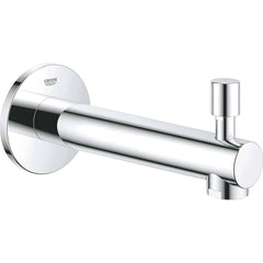 Grohe - Shower Heads & Accessories; Type: Tub Spout ; Material: Metal ; GPM: 2.50 ; Face Diameter: 6.75 (Inch); Finish/Coating: Chrome ; Settings: Spray, Pulse, Combination Pulse-Massage - Exact Industrial Supply