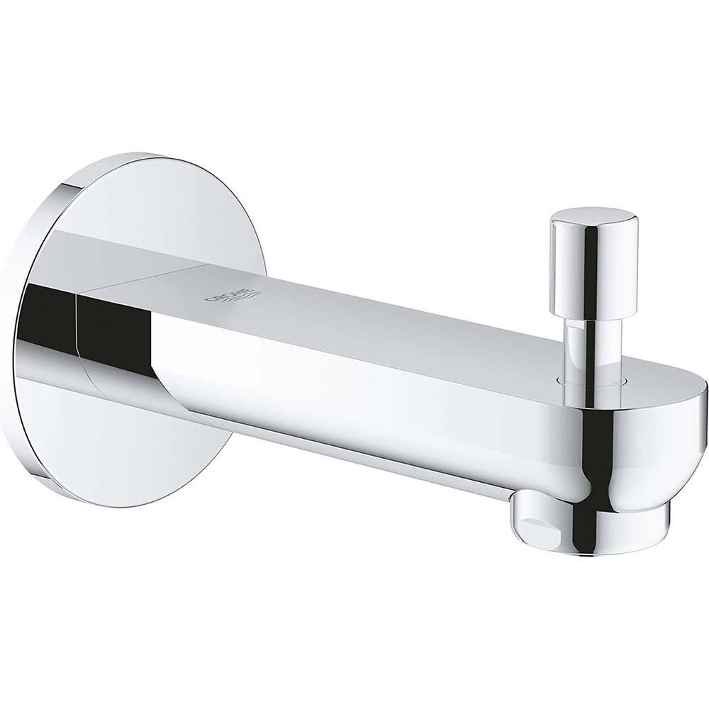 Grohe - Shower Heads & Accessories; Type: Tub Spout ; Material: Metal ; GPM: 2.50 ; Face Diameter: 7.48 (Inch); Finish/Coating: Chrome ; Settings: Spray, Pulse, Combination Pulse-Massage - Exact Industrial Supply