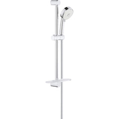 Grohe - Shower Heads & Accessories; Type: Hand Shower ; Material: Metal ; GPM: 2.50 ; Face Diameter: 4 (Inch); Finish/Coating: Polished Chrome ; Settings: Spray, Pulse, Combination Pulse-Massage - Exact Industrial Supply