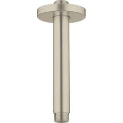 Grohe - Shower Supports & Kits; Type: Shower Arm ; Length (Inch): 6 ; Material: Metal ; Diameter (Inch): 0.5 ; Finish/Coating: Brushed; Nickel - Exact Industrial Supply