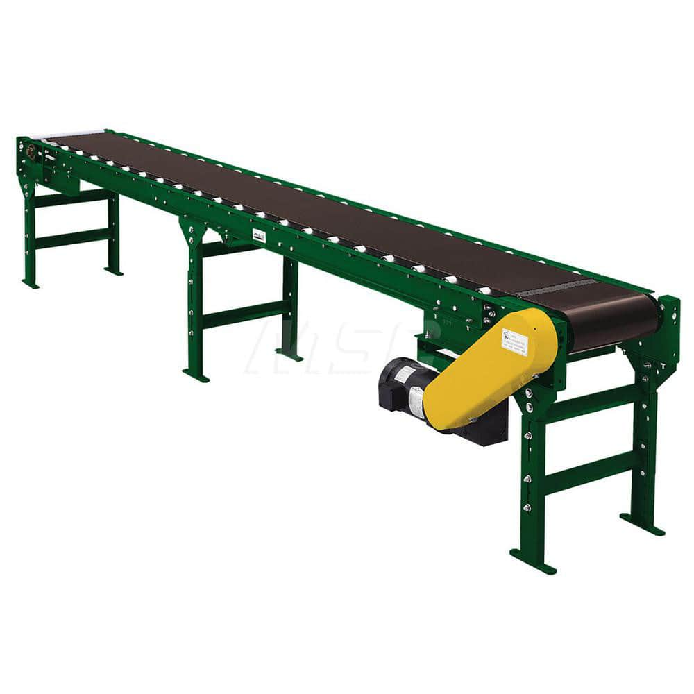 Motorized Conveyors; Type: Slider Bed Box Frame; Belt Width (Inch): 18.0000; Centerline Distance (Inch): 6.000; Shape: Straight; Length (Feet): 17; Additional Information: Assembly Required; Bed Width (Decimal Inch): 24.0000