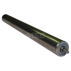 Roller Skids; Roller Material: Stainless Steel; Load Capacity: 61; Color: Chrome; Finish: Natural; Compatible Surface Type: Smooth; Roller Length: 16.0000 in; Roller Width: 1.3750; Roller Height: 1.375 in; Roller Diameter: 1.3750; Overall Height: 1.375 in