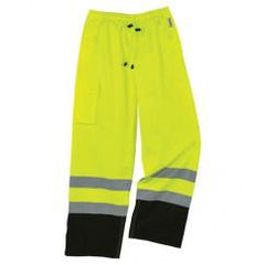 8915BK M LIME BLK BOTT RAIN PANTS - All Tool & Supply