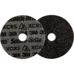 Quick-Change Disc: CD, 5″ Disc Dia, Ceramic, Non-Woven Gray, Non-Woven Backed, 12,000 RPM