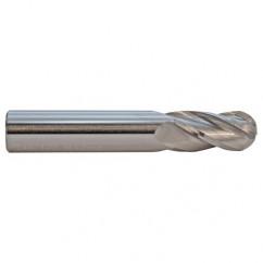 3/4 TuffCut GP Standard Length 4 Fl Ball Nose TiCN Coated Center Cutting End Mill - All Tool & Supply