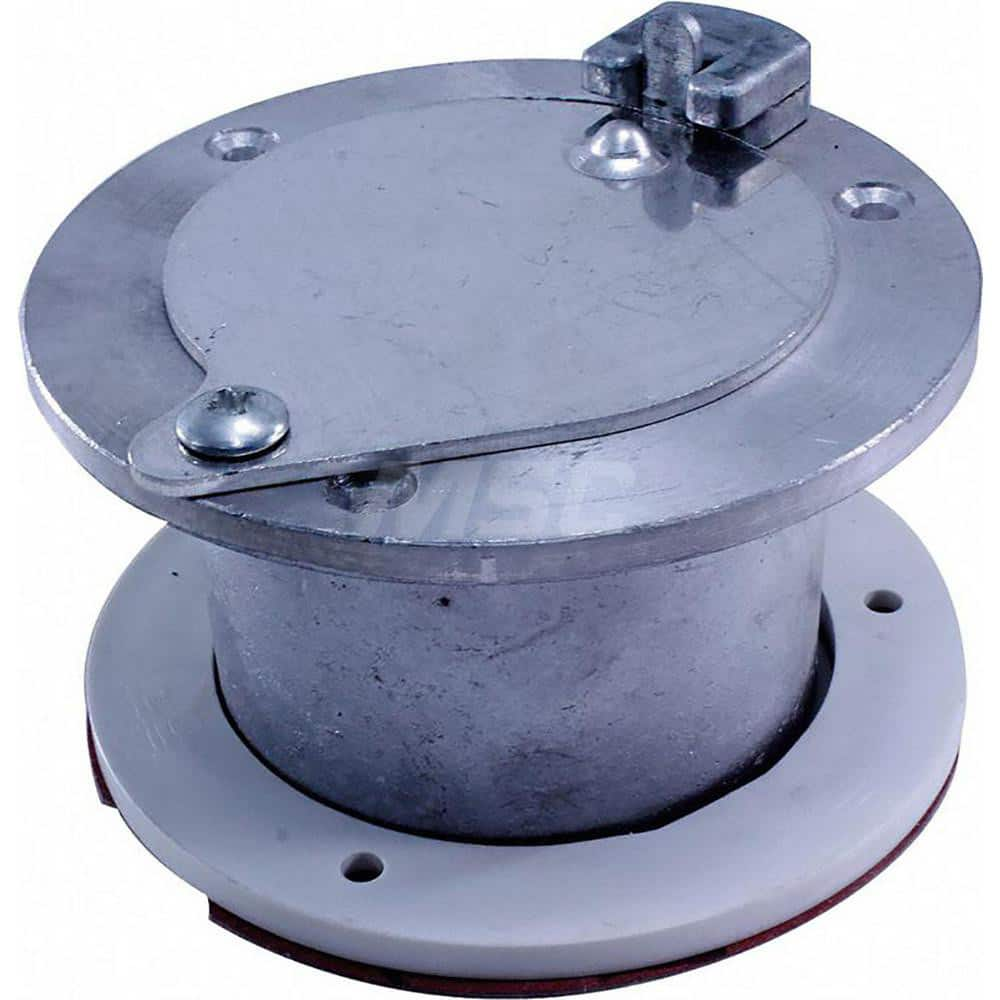 Garage Door Hardware; Type: Garage Door Exhaust Port; For Use With: Commercial Doors; Material: Aluminum; Hardware Diameter: 4; Includes: Latching Cover To Prevent Exposure To Weather & Pests, Back Plate & Mounting Hardware. 1-1/4 in.Barrel Projection for