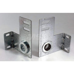 Garage Door Hardware; Type: Bearing End Plate; For Use With: Commercial Doors; Material: Steel; Hardware Diameter: 1; Overall Width: 5; Overall Height: 6.25; Finish/Coating: Galvanized; Includes: Center of Bearing to Wall 3-3/8 in.; For Use With: Commerci