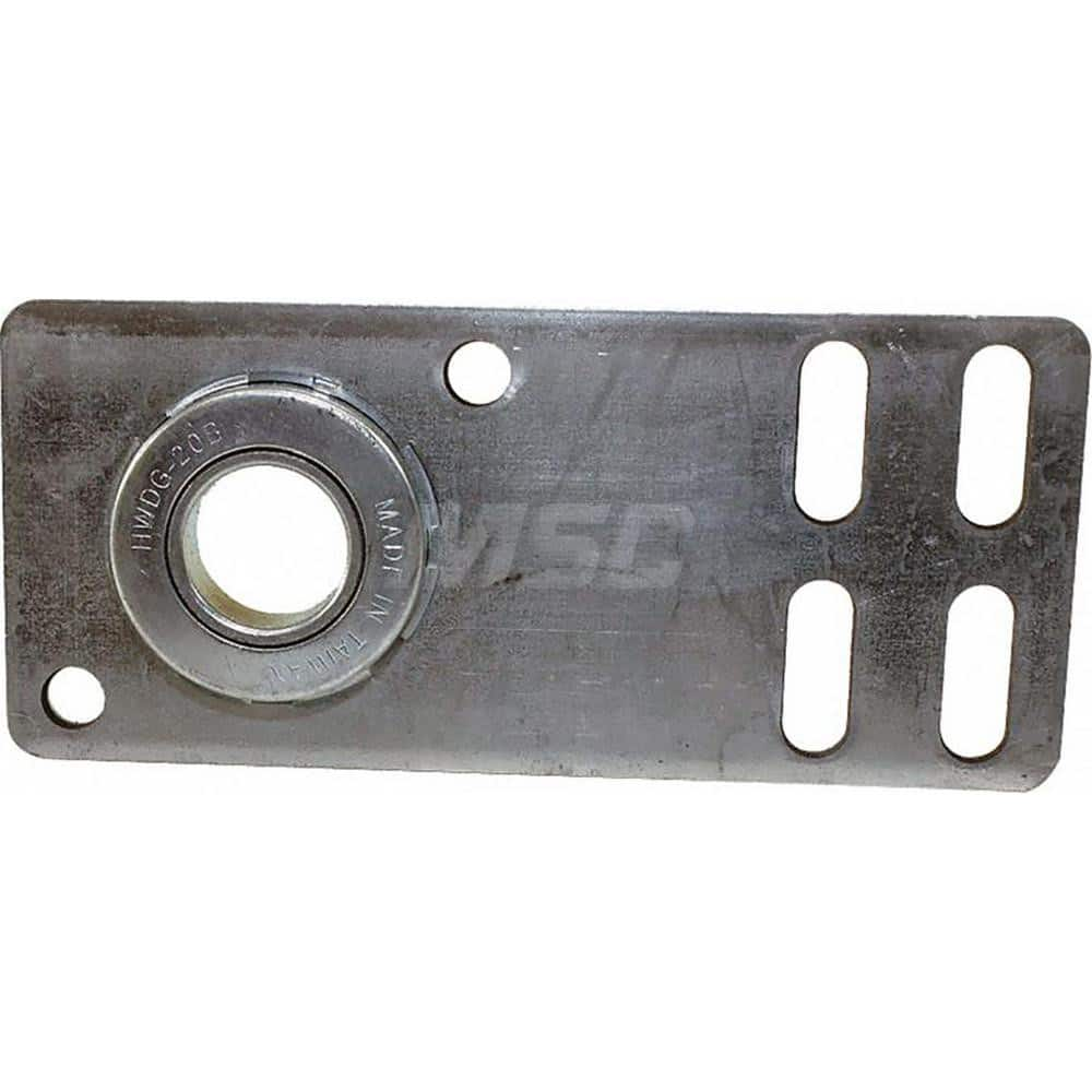 Garage Door Hardware; Type: Garage Door Bearing End Plate; For Use With: Commercial Doors; Material: Steel; Hardware Diameter: 1; Overall Height: 6.625; Finish/Coating: Galvanized; For Use With: Commercial Doors; Finish: Galvanized; Hardware Type: Garage