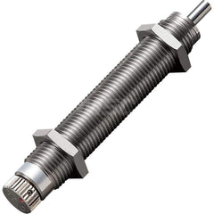 Standard-Duty Shock Absorber: 2.5 mm Rod Dia, 12.7 mm OD, 6 mm Stroke, M8 x 0.75 Thread 53 mm OAL, 9 lb Force