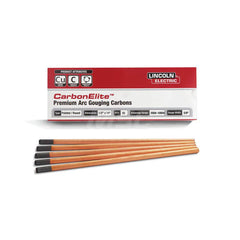 Stick Welding Electrode: 1/2″ Dia, 14″ Long, Synthetic Graphite