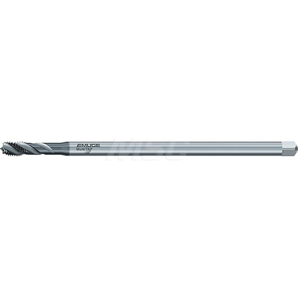 Extension Tap: 6-40, 3 Flutes, TiCN Finish, Cobalt, Long Reach 2-3 P, 4.41″ OAL, 0.472″ Thread Length, 2B & 3B Class of Fit