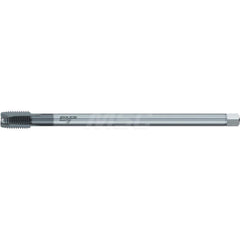 Extension Tap: M12 x 1.75, 3 Flutes, TiCN Finish, Cobalt, Long Reach 4-5 P, 24″ Thread Length, 6H Class of Fit