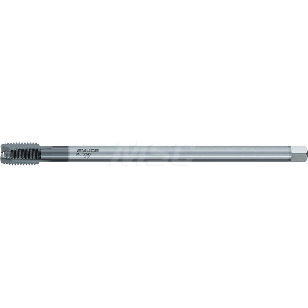 Extension Tap: M16 x 2, 3 Flutes, TiCN Finish, Cobalt, Long Reach 4-5 P, 27″ Thread Length, 6H Class of Fit