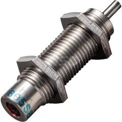 Standard-Duty Shock Absorber: 2 mm Rod Dia, 12.7 mm OD, 5 mm Stroke 32 mm OAL, 4.9 lb Force