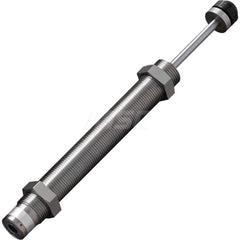 Standard-Duty Shock Absorber: 6 mm Rod Dia, 27.7 mm OD, 50 mm Stroke, M20 x 1.5 Thread 223.5 mm OAL, 39.2 lb Force