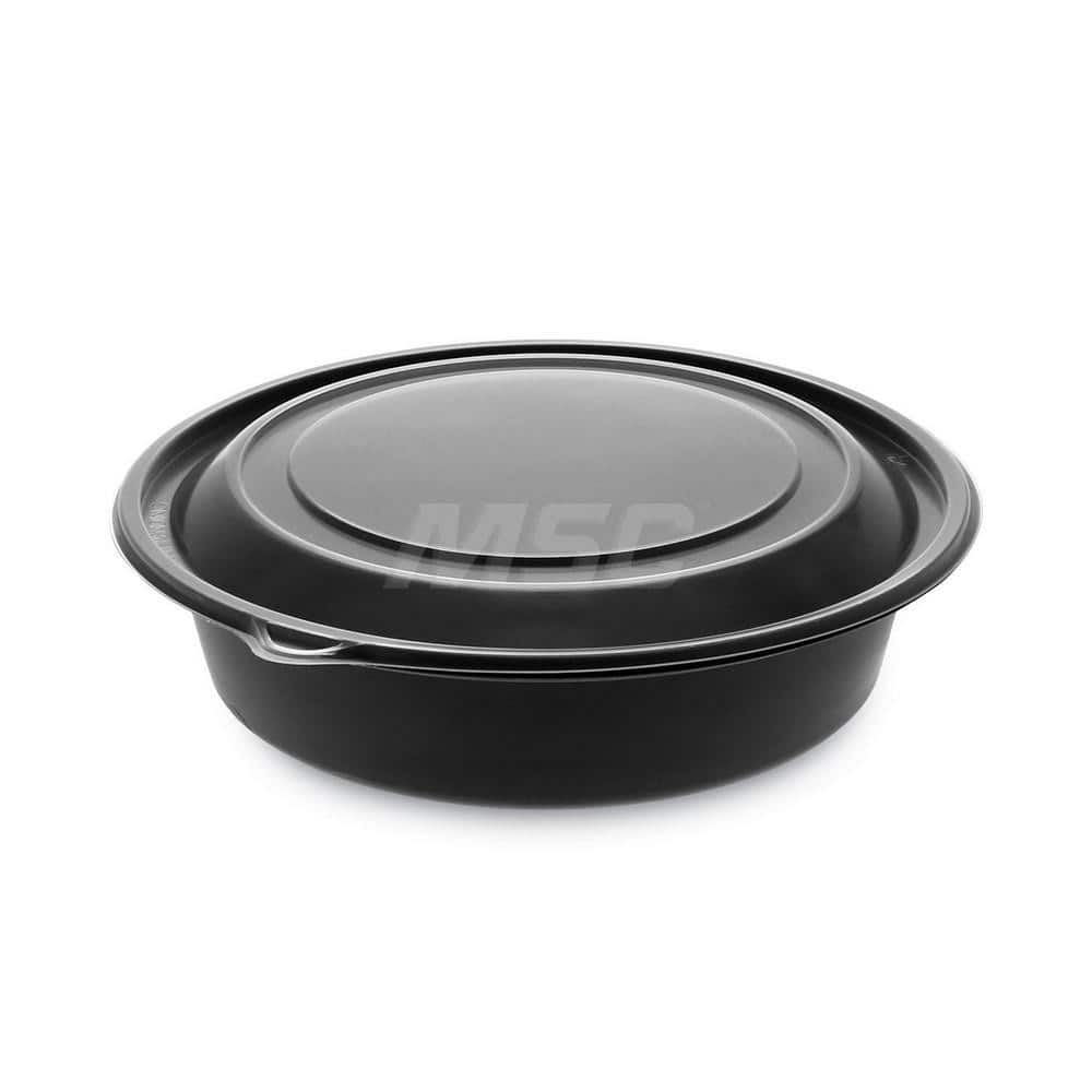 Bowls: 32 oz, MFPP, Black & Clear