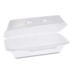 Food Containers; Container Type: Food Storage Container; Shape: Rectangular; Overall Height: 3.13 in; Lid Type: Hinged Lid; Height (Decimal Inch): 3.13 in; Type: Food Storage Container