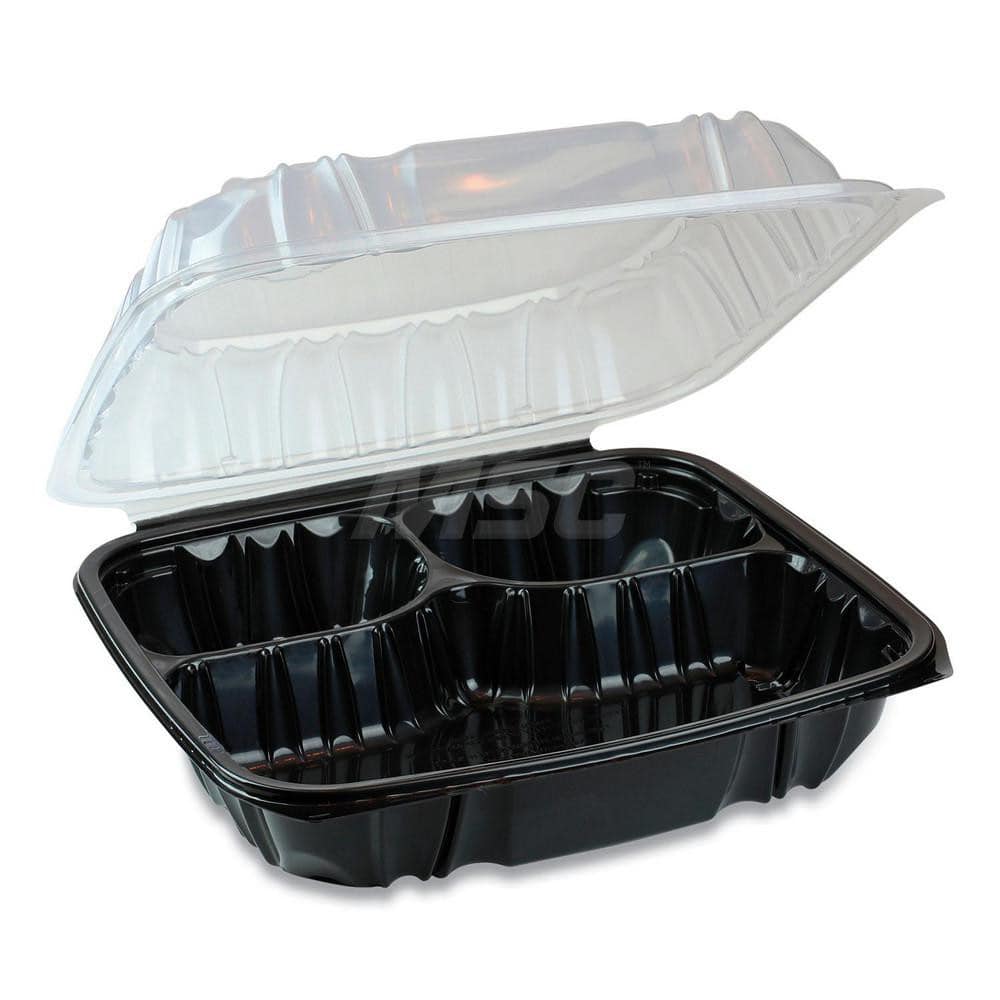 Food Containers; Container Type: Food Storage Container; Shape: Square; Overall Height: 3 in; Lid Type: Hinged Lid; Height (Decimal Inch): 3 in; Type: Food Storage Container