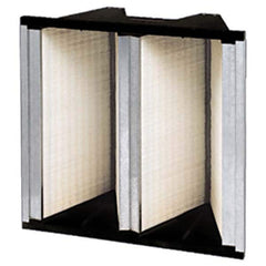 PRO-SOURCE - Pleated & Panel Air Filters Filter Type: V-Bank Mini-Pleat Nominal Height (Inch): 24 - All Tool & Supply