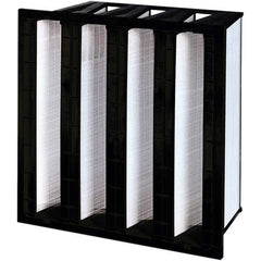 PRO-SOURCE - Pleated & Panel Air Filters Filter Type: V-Bank Mini-Pleat Nominal Height (Inch): 24 - All Tool & Supply