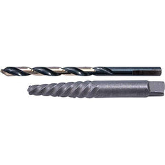 Cle-Line - Bolt Extractor Sets Tool Type: Screw Extractor & Drill Number of Pieces: 2.000 - All Tool & Supply