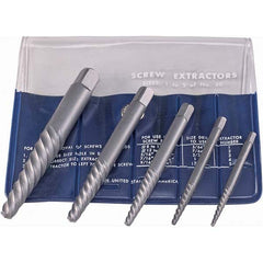 Cle-Line - Bolt Extractor Sets Tool Type: Screw Extractor Number of Pieces: 5.000 - All Tool & Supply