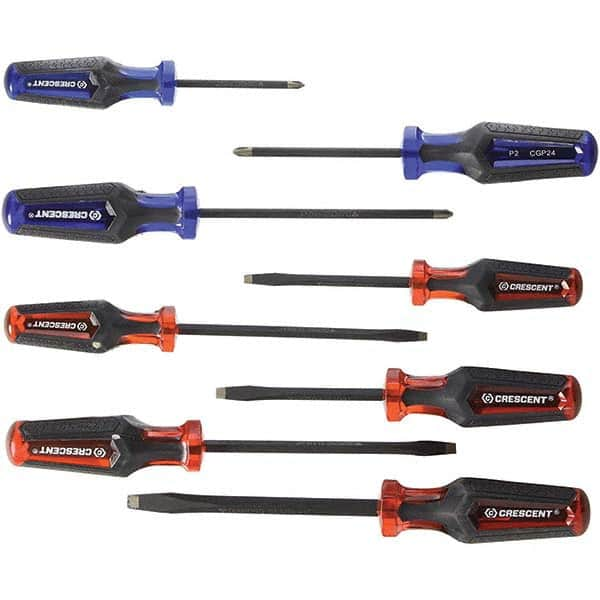 Crescent - Screwdriver Sets Screwdriver Types Included: Phillips; Slotted Number of Pieces: 8 - All Tool & Supply