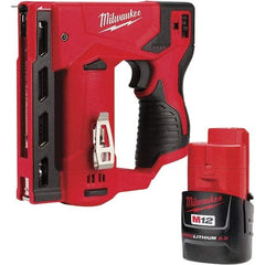 Milwaukee Tool - Staplers & Staple Guns Type: Crown Stapler Type of Power: Battery - All Tool & Supply