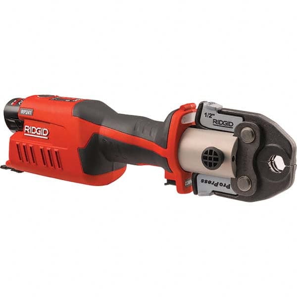 Ridgid - Benders, Crimpers & Pressers Type: Pressing Tool Kit Maximum Pipe Capacity (Inch): 1-1/4 - All Tool & Supply