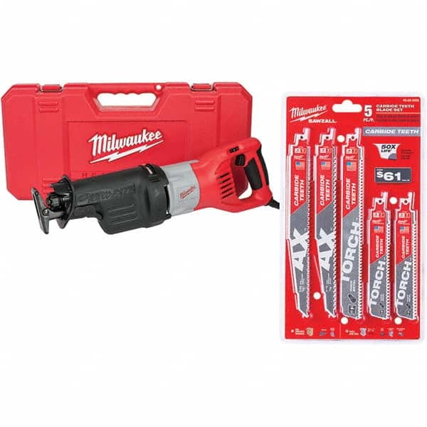 Milwaukee Tool - Electric Reciprocating Saws Amperage: 15.00 Strokes per Minute: 2800 - All Tool & Supply