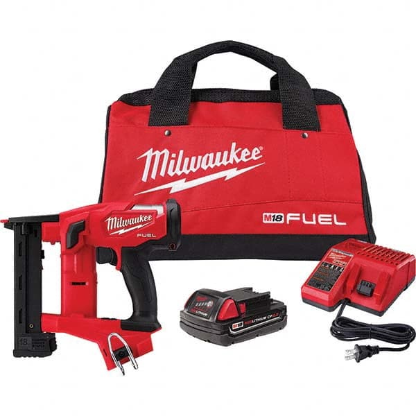 Milwaukee Tool - Staplers & Staple Guns Type: Crown Stapler Type of Power: Battery - All Tool & Supply