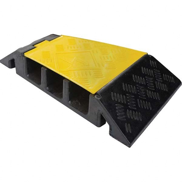 Powerhouse - On Floor Cable Covers Cover Material: Polyethylene Number of Channels: 3 - All Tool & Supply