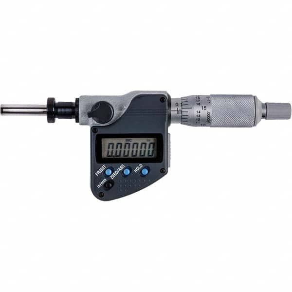 Mitutoyo - Electronic Micrometer Heads Minimum Measurement (Decimal Inch): 0 Maximum Measurement (Decimal Inch): 1 - All Tool & Supply