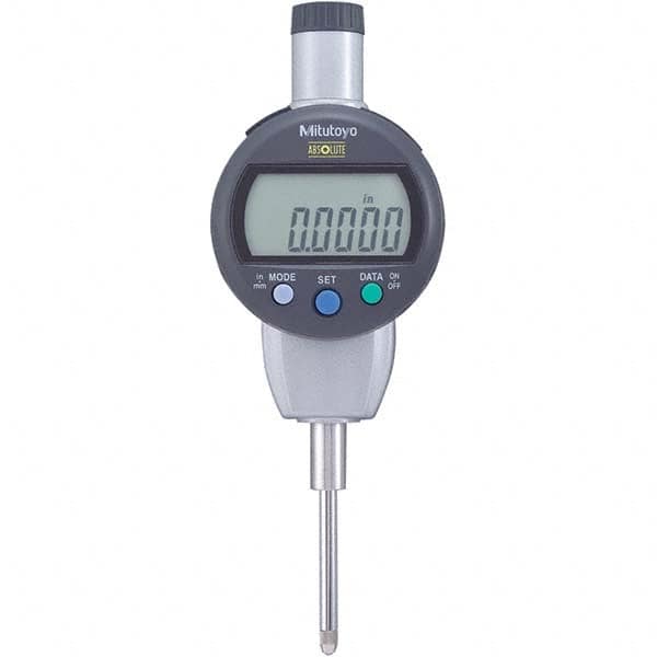 Mitutoyo - Electronic Drop Indicators Minimum Measurement (Decimal Inch): 0.0000 Minimum Measurement (Inch): 0.0000 - All Tool & Supply