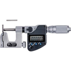 Mitutoyo - Electronic Outside Micrometers Type: Uni-Mike Minimum Measurement (Decimal Inch): 0.0000 - All Tool & Supply