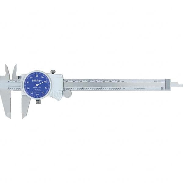 Mitutoyo - Dial Calipers Maximum Measurement (Inch): 6 Dial Graduation (Decimal Inch): 0.001 - All Tool & Supply