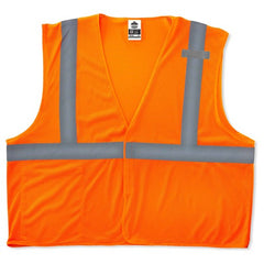 8210HL Econo Vest Orange L/ XL Hook & Loop Glowear - All Tool & Supply