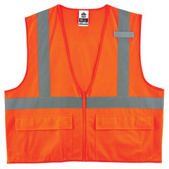 8225Z 2/3 XL Orange Standard Solid Vest Type R Class 2 - All Tool & Supply